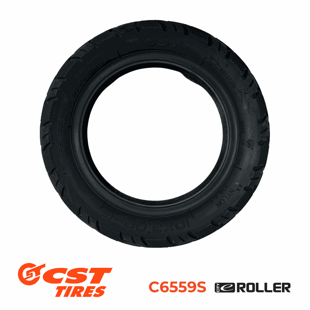 CST C6559S 10x3-6 all-weather tubeless ready e-scooter tyre for 10-inch performance scooters