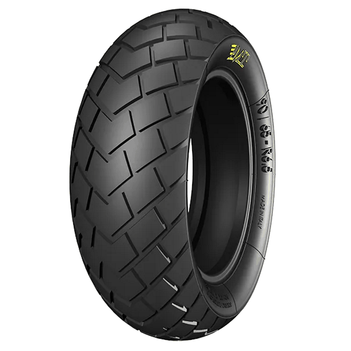 PMT 90/50 R6.5 R Rain tire with full wet thread pattern, 90mm width, 280mm diameter, 45 Shore A hardness, and 1.0-1.4 bar pressure suitable for wet conditions