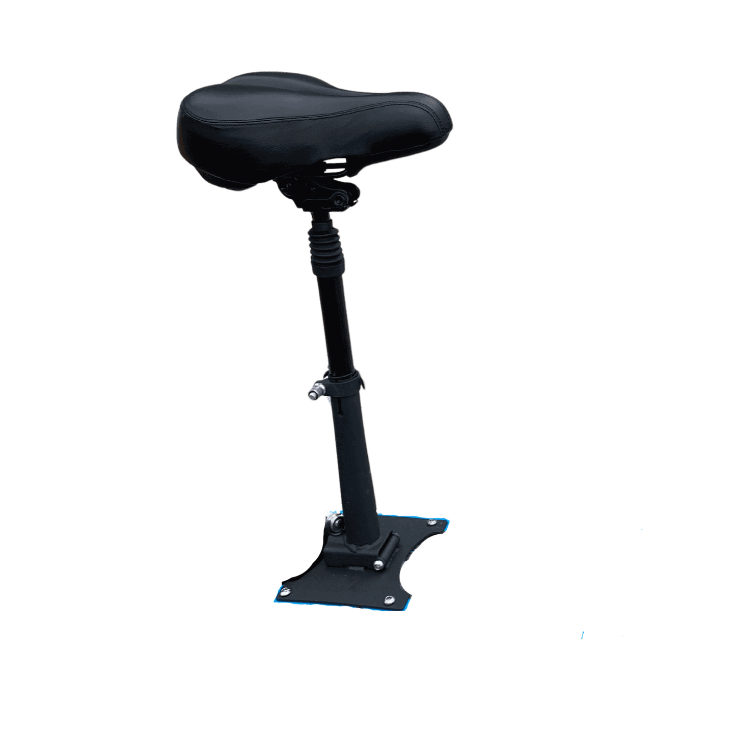 Bolzzen Atom E-Scooter with upgraded comfortable seat attachment