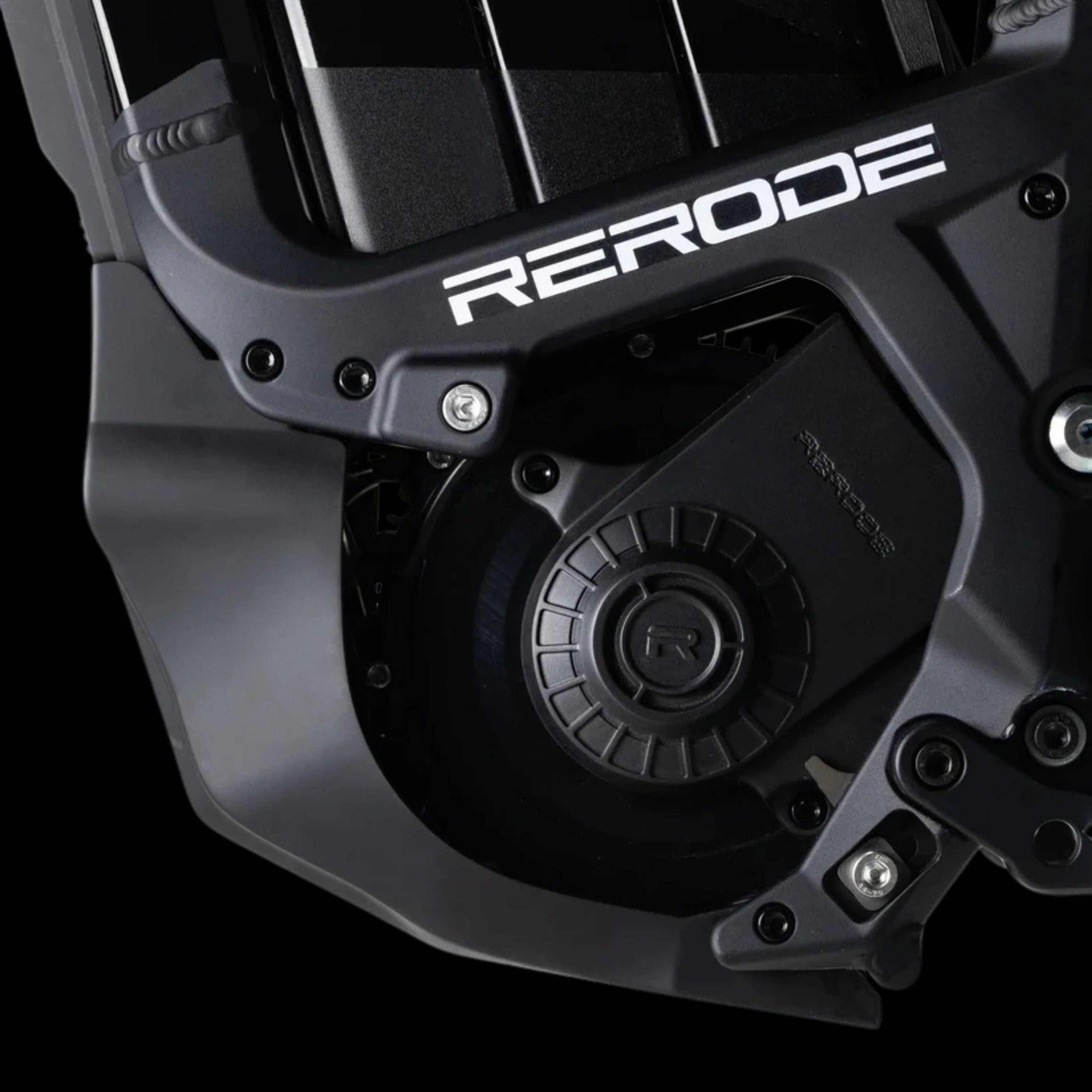 Rerode R1+ 17kW electric dirt bike with high-torque motor and race-level suspension on dirt trail